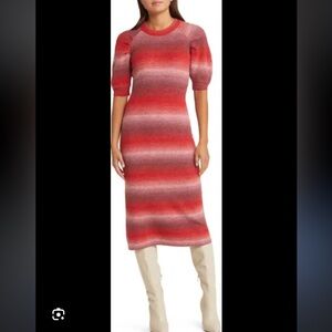 Adelyn Rae Lauren Ombré Midi Sweater Dress